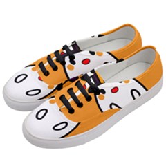 Halloween Ghost Orange Women s Classic Low Top Sneakers by Mariart