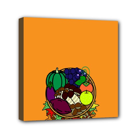 Healthy Vegetables Food Mini Canvas 6  X 6  by Mariart