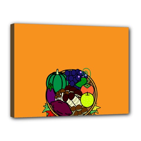 Healthy Vegetables Food Canvas 16  X 12 