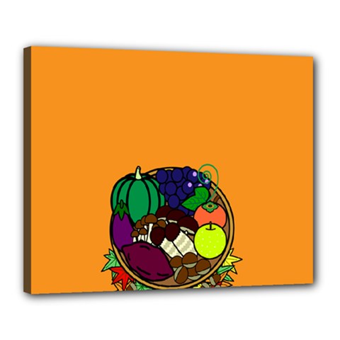 Healthy Vegetables Food Canvas 20  X 16 