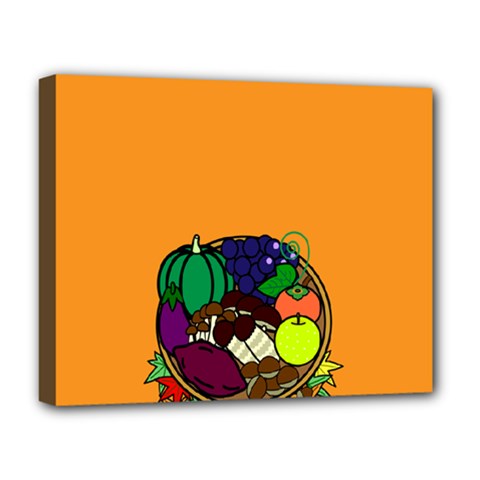 Healthy Vegetables Food Deluxe Canvas 20  X 16  