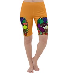 Healthy Vegetables Food Cropped Leggings 