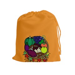 Healthy Vegetables Food Drawstring Pouches (extra Large)