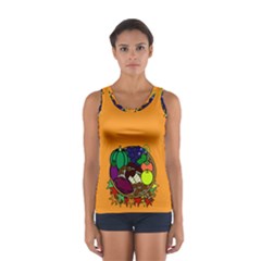 Healthy Vegetables Food Sport Tank Top 