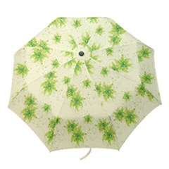 Leaf Green Star Beauty Folding Umbrellas by Mariart