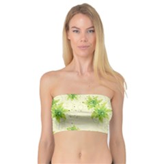 Leaf Green Star Beauty Bandeau Top