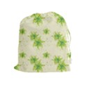 Leaf Green Star Beauty Drawstring Pouches (Extra Large) View1