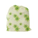 Leaf Green Star Beauty Drawstring Pouches (Extra Large) View2