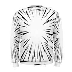 Line Black Sun Arrow Men s Sweatshirt