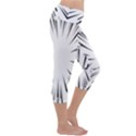 Line Black Sun Arrow Capri Yoga Leggings View3