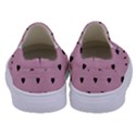 Love Black Pink Valentine Kids  Canvas Slip Ons View4