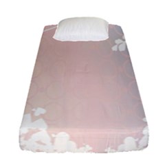 Love Heart Flower Purple Sexy Rose Fitted Sheet (single Size)