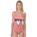 Love Heart Valentine Pink White Sexy Princess Tank Leotard  View1