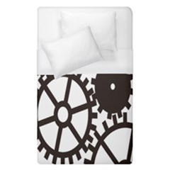 Machine Iron Maintenance Duvet Cover (single Size) by Mariart