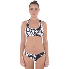 Machine Iron Maintenance Cross Back Hipster Bikini Set by Mariart