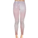 Love Heart Pink Valentine Flower Leaf Leggings  View1