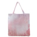 Love Heart Pink Valentine Flower Leaf Grocery Tote Bag View2