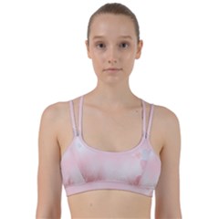 Love Heart Pink Valentine Flower Leaf Line Them Up Sports Bra by Mariart