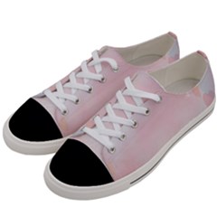 Love Heart Pink Valentine Flower Leaf Women s Low Top Canvas Sneakers by Mariart