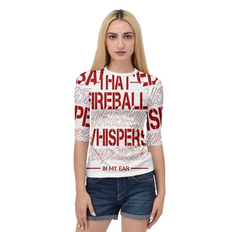 Fireball Whiskey Humor  Quarter Sleeve Raglan Tee by crcustomgifts