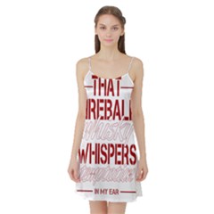 Fireball Whiskey Humor  Satin Night Slip