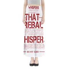 Fireball Whiskey Humor  Full Length Maxi Skirt by crcustomgifts