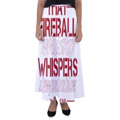 Fireball Whiskey Humor  Flared Maxi Skirt by crcustomgifts