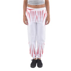 Line Red Sun Arrow Women s Jogger Sweatpants