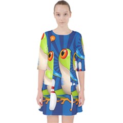 Tree Frog Bowling Pocket Dress