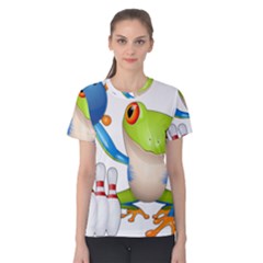 Tree Frog Bowler Women s Cotton Tee