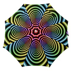 Hypnotic Circle Rainbow Straight Umbrellas by Mariart