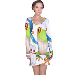 Tree Frog Bowler Long Sleeve Nightdress