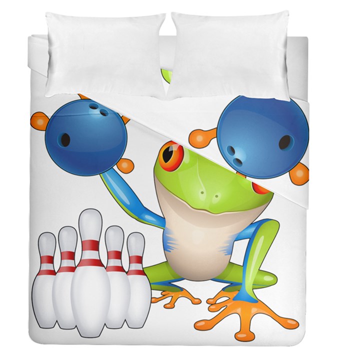 Tree Frog Bowler Duvet Cover Double Side (Queen Size)