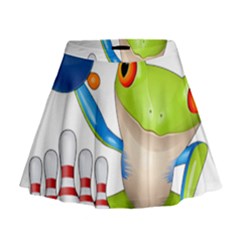 Tree Frog Bowler Mini Flare Skirt