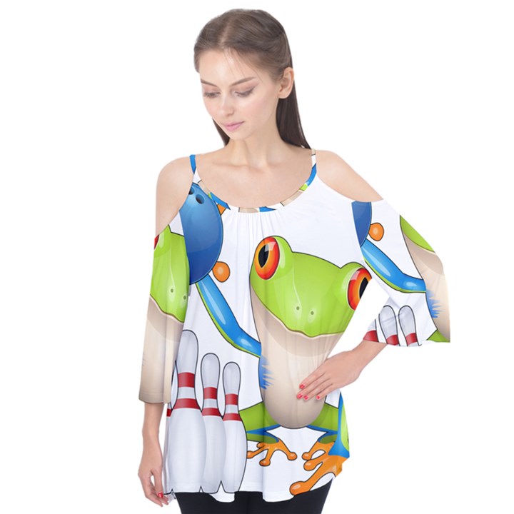 Tree Frog Bowler Flutter Tees