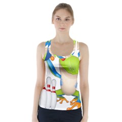 Tree Frog Bowler Racer Back Sports Top