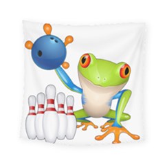 Tree Frog Bowler Square Tapestry (small)