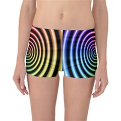 Hypnotic Circle Rainbow Boyleg Bikini Bottoms by Mariart