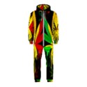 Marijuana Cannabis Rainbow Love Green Yellow Red Black Hooded Jumpsuit (Kids) View1