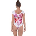 Marijuana Cannabis Rainbow Pink Love Heart Short Sleeve Leotard  View2