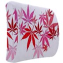 Marijuana Cannabis Rainbow Pink Love Heart Back Support Cushion View2