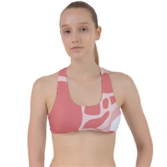 Meat Criss Cross Racerback Sports Bra by Mariart