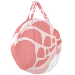 Meat Giant Round Zipper Tote