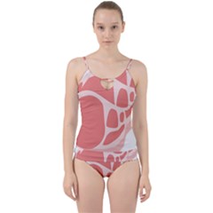 Meat Cut Out Top Tankini Set by Mariart