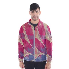 Marijuana Heart Cannabis Rainbow Pink Cloud Wind Breaker (men)