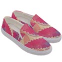 Marijuana Heart Cannabis Rainbow Pink Cloud Men s Canvas Slip Ons View3