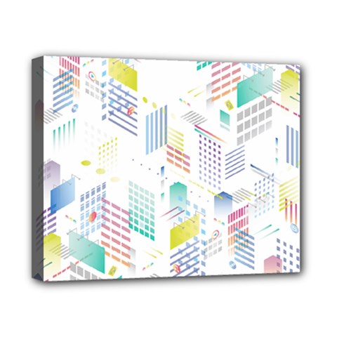 Layer Capital City Building Canvas 10  X 8 