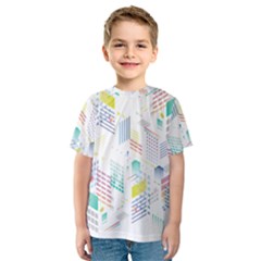 Layer Capital City Building Kids  Sport Mesh Tee