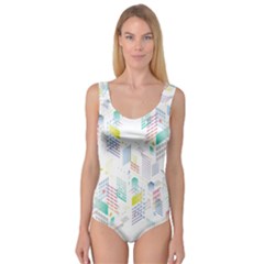 Layer Capital City Building Princess Tank Leotard 