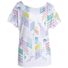 Layer Capital City Building Women s Oversized Tee by Mariart